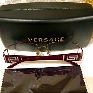 AUTHENTIC VERSACE FRAME original case,cleaning cloth
